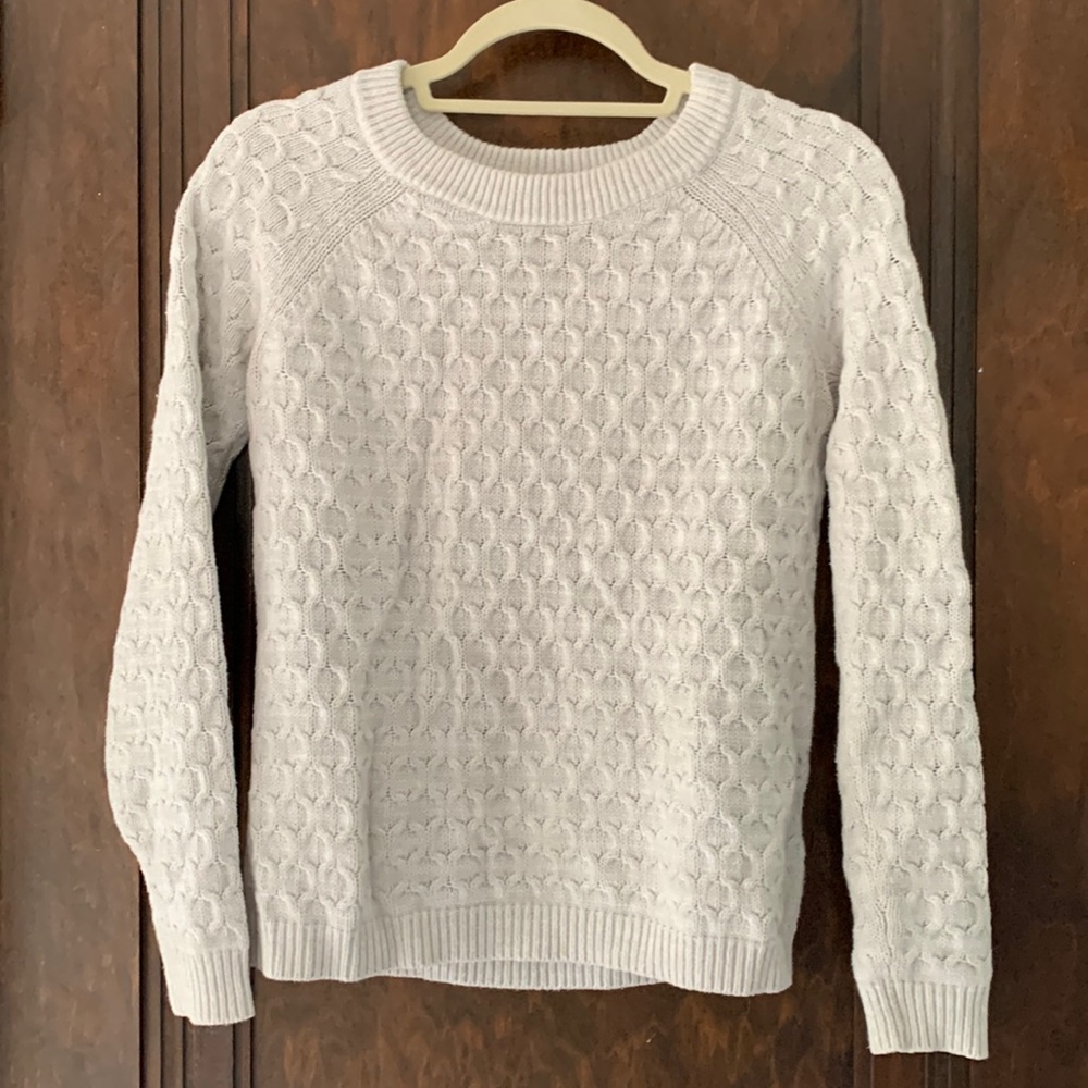 Old Navy grey marked knit sweater